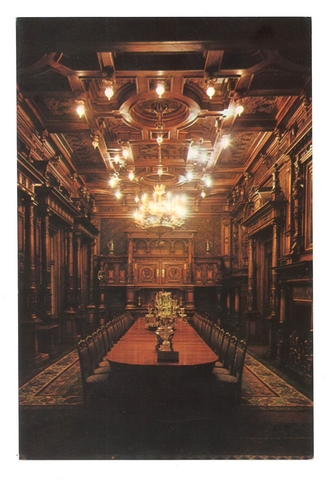 1910 - Sinaia. Muzeul Peles. Sufrageria
